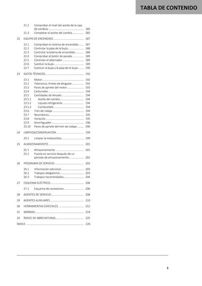 Spanish Language - Gasgas 2021 - MC 50 - Manual de Reparacion