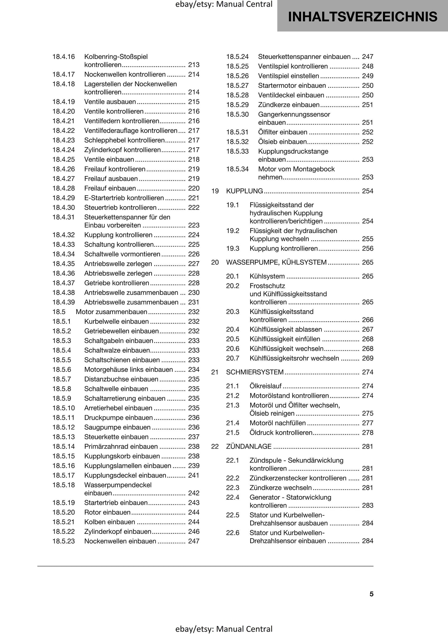 German Language - Husqvarna 2023 - FE 350 350s Heritage - Reparaturanleitung