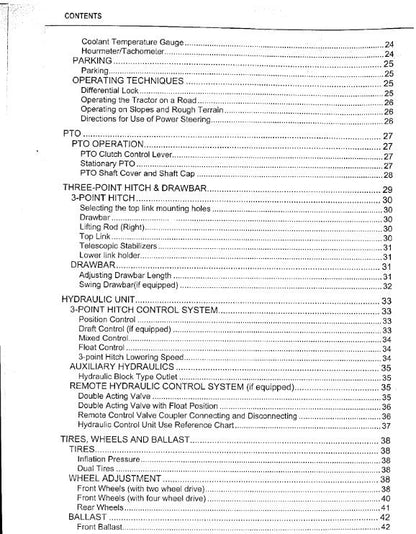 Kubota Tractor - L4400 Operator Manual