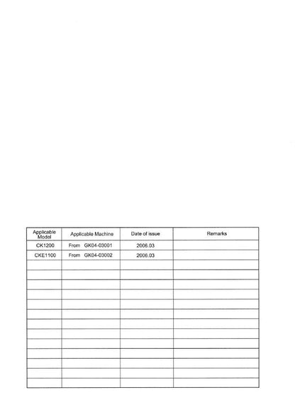 PDF - Kobelco Crawler Crane - CK1200 CKE1100 - Shop Manual - Workshop Service Repair Manual