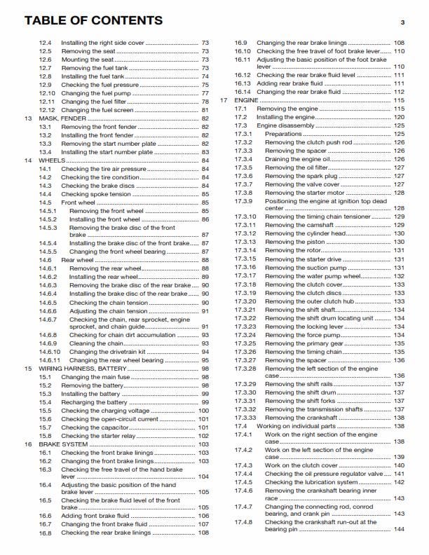 Husqvarna 2015 - FC 350 - Service Workshop Repair Manual