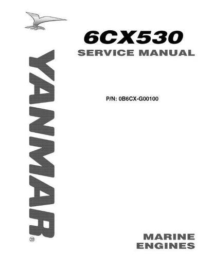 Yanmar Marine Engine - 6CX530 - Service Workshop Repair Manual