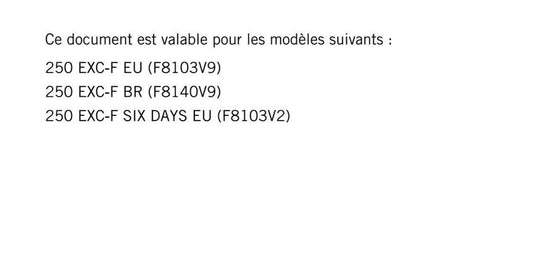 French Language - Ktm 2022 - 250 EXC-F Six Days - Manuel De Reparation -  Service Workshop Repair Manual