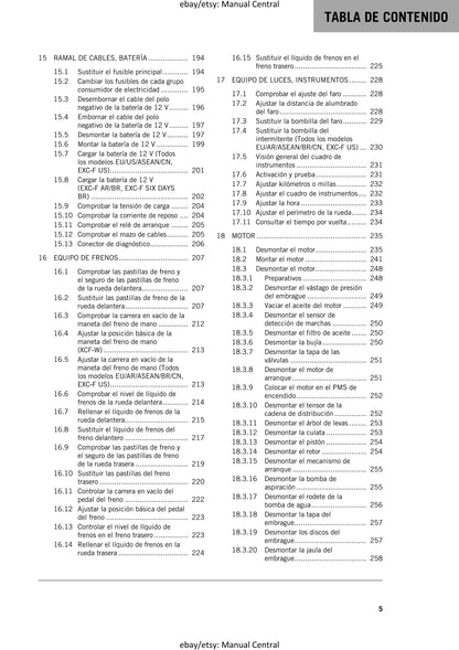 Spanish Language - KTM 2022 - 350 Xcf-w Exc-f Six Days Factory Edition - Manual de Reparacion