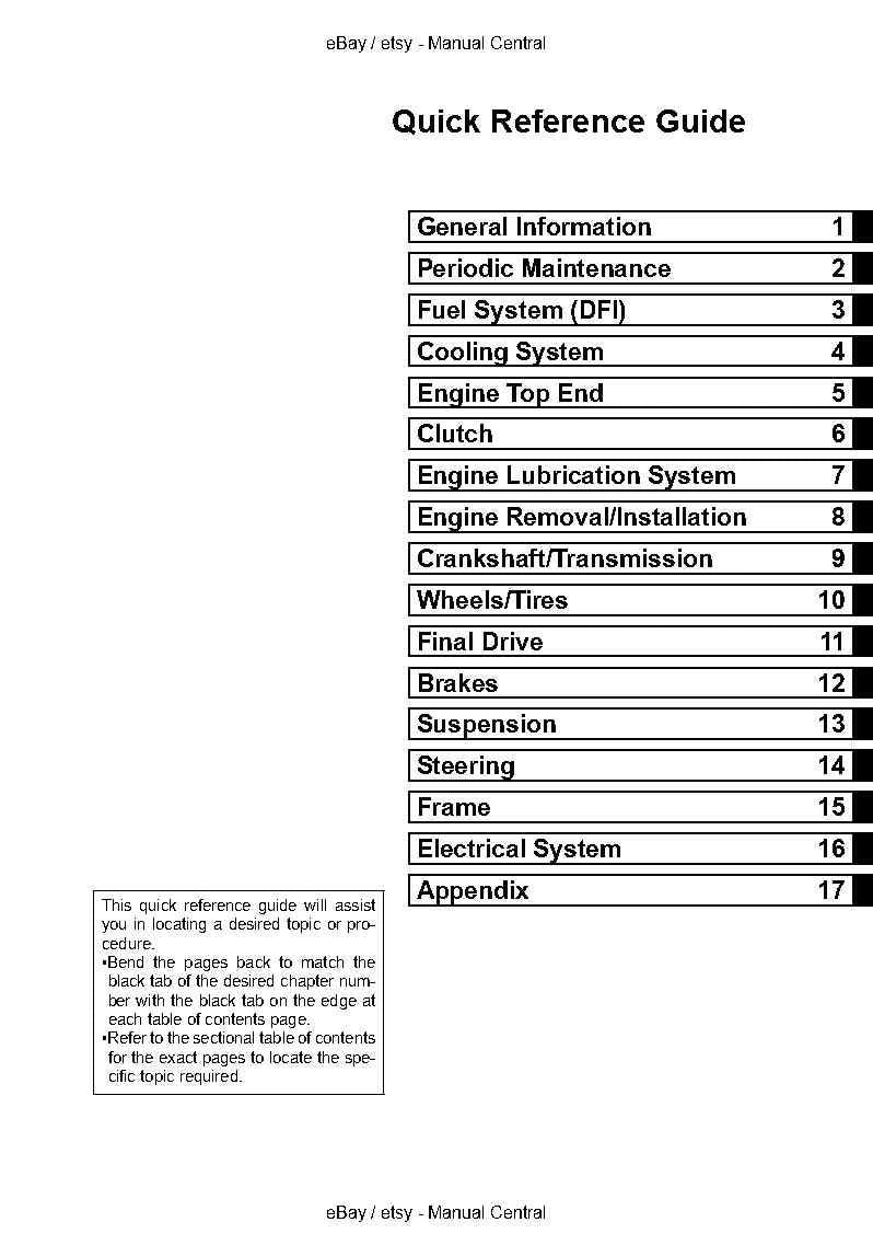 Kawasaki 2008 Ninja 250R EX250K8F - Workshop Service Repair Manual