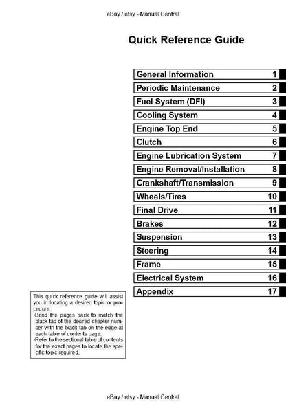 Kawasaki 2008 Ninja 250R EX250K8F - Workshop Service Repair Manual