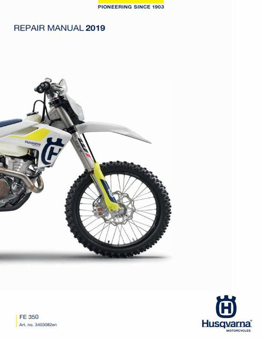 Husqvarna 2019 - FE 350 - Workshop Service Repair Manual