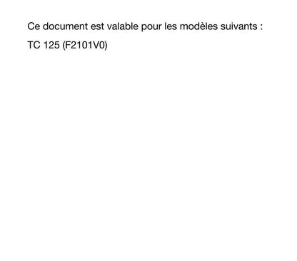 French Language - Husqvarna 2022 - TC 125 - Manuel De Reparation