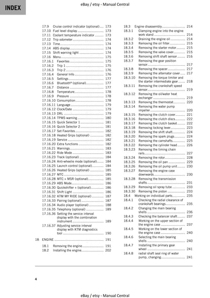 KTM 2022 - 790 Duke EU - Service Workshop Repair Manual