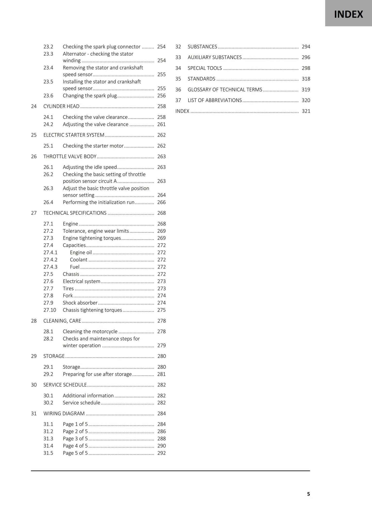 GasGas 2024 - EC 250F - Service Workshop Repair Manual