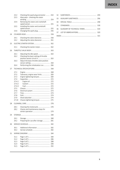 GasGas 2024 - EC 250F - Service Workshop Repair Manual