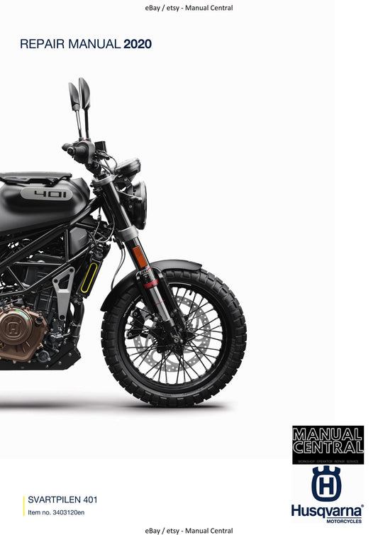 Husqvarna 2020 - Svartpilen 401 - Workshop Service Repair Manual