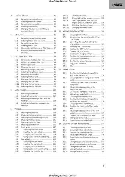 GasGas 2024 - EC 250 300 - Service Workshop Repair Manual