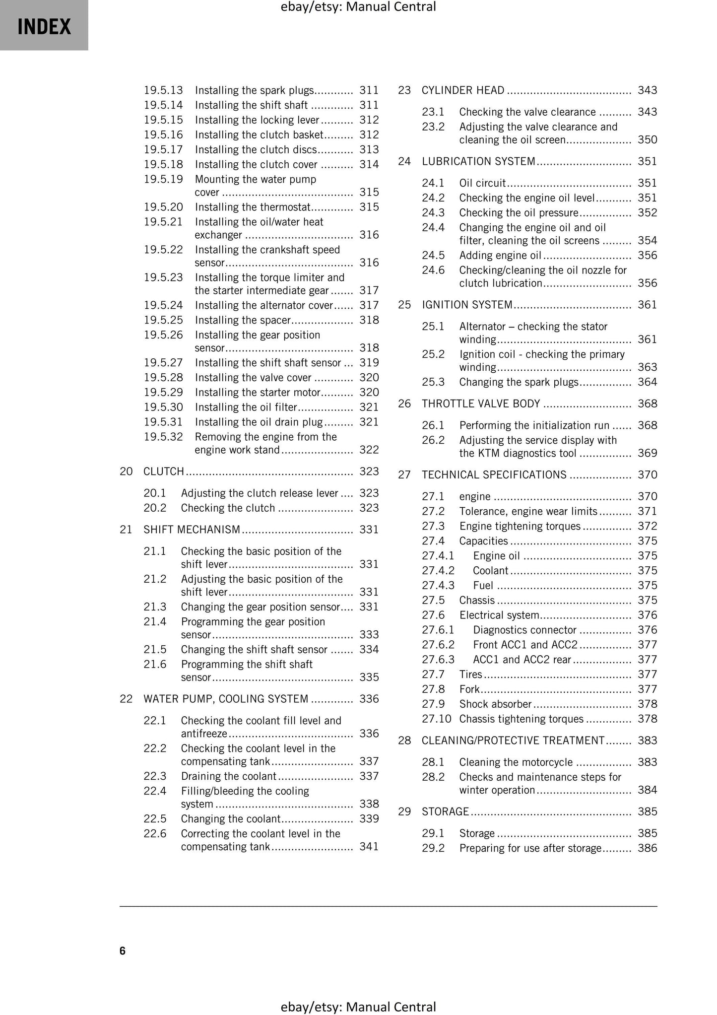KTM 2023 - 890 SMT - Service Workshop Repair Manual