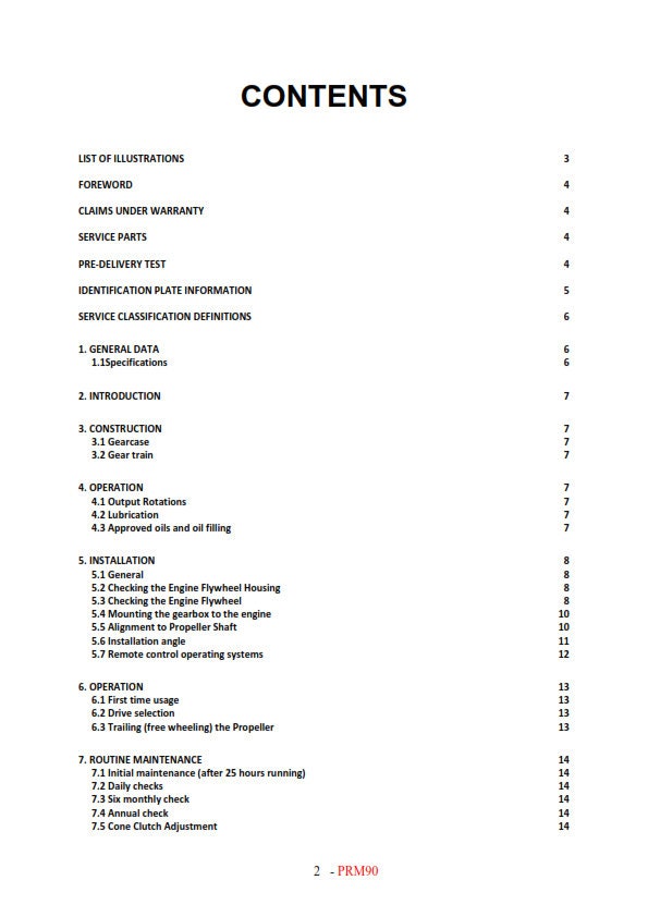 PRM - 90D PRM90D - Workshop Service Repair Manual