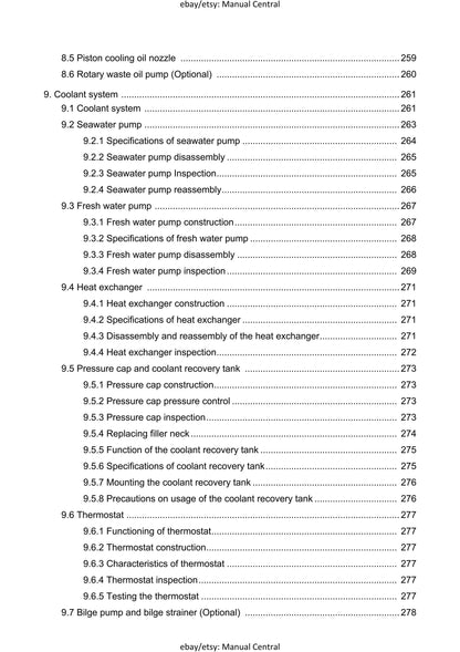 Yanmar Marine Engine - 3jh4e 4jh4e 4jh4-te 4jh4-hte - Service Repair Workshop Manual