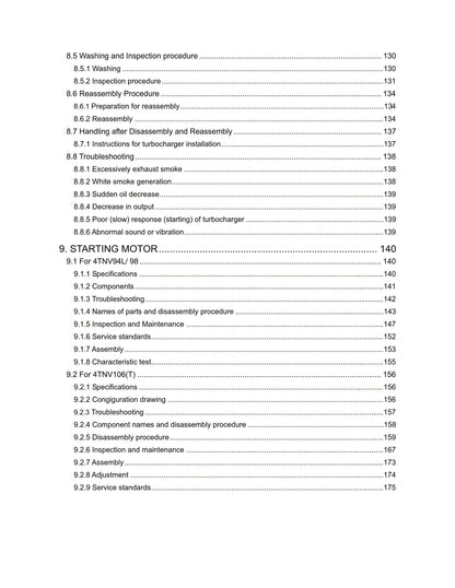 Yanmar Industrial Diesel Engine -  3TNV 4TNV Series - Service Repair Workshop Manual