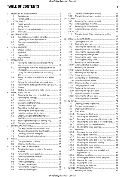 KTM 2015 - RC 390 - Service Workshop Repair Manual