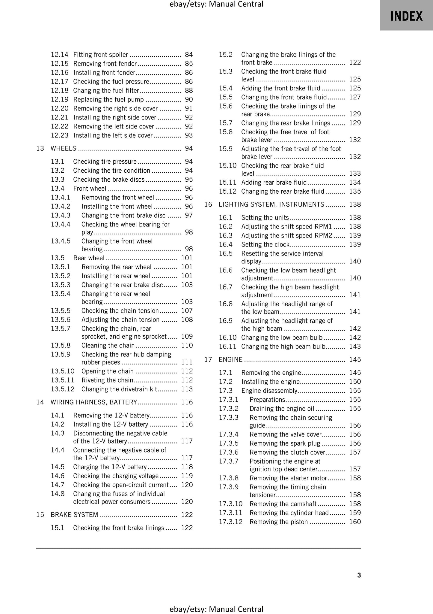 KTM 2020 - RC 200 - Service Workshop Repair Manual