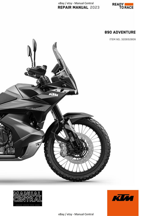 KTM 2023 - 890 Adventure - Service Workshop Repair Manual