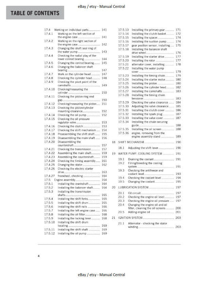 KTM 2016 - 390 DUKE - Service Workshop Repair Manual