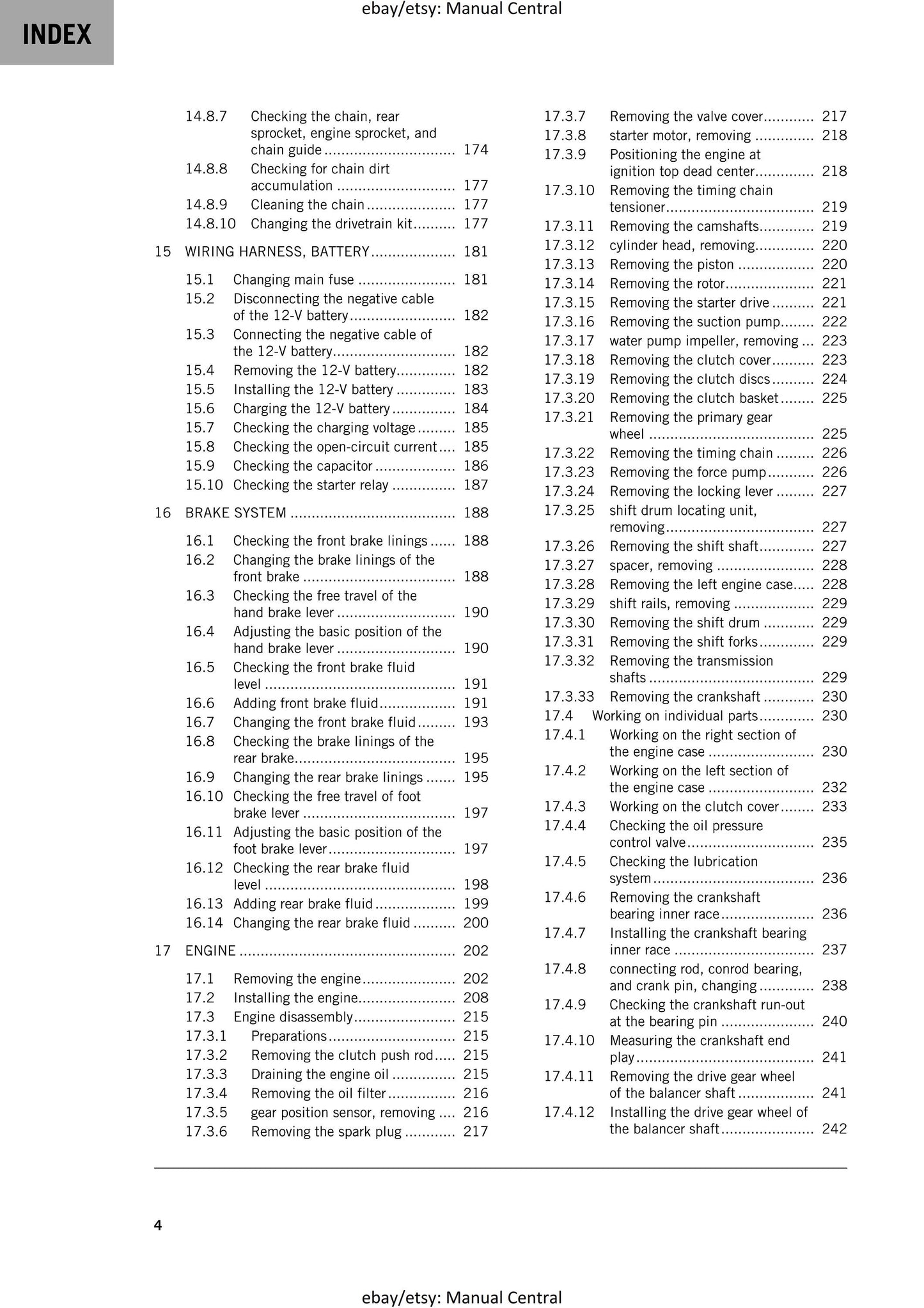 PDF - KTM 2020 - 250 Sx-f Xc-f Prado - Service Workshop Repair Manual