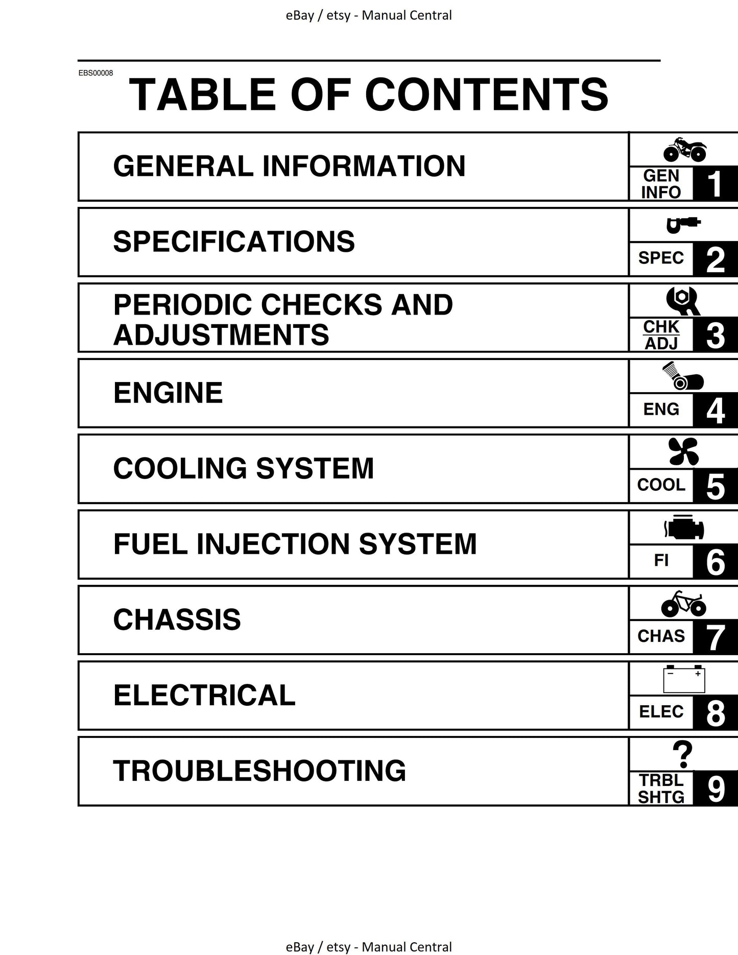 Yamaha ATV - YFM700RV - Service Workshop Repair Manual - 2005