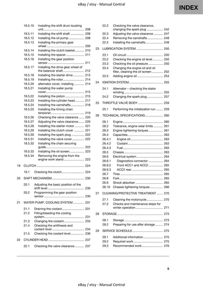 Husqvarna 2022 - Svartpilen 200 - Service Workshop Repair Manual