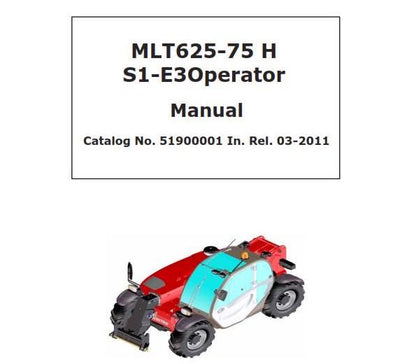 Manitou Operator Manual - MLT625-5 H S1-E3