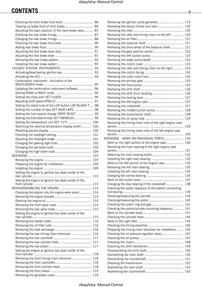 KTM 2010 - 1190 RC8 Eu Aus Uk Jp Fr - Workshop Service Repair Manuals