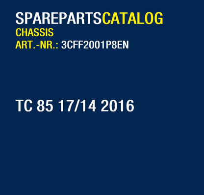 Husqvarna 2016 TC 85 17/14- Parts Manual Catalog
