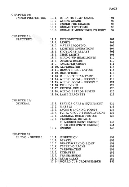 Ford Escort Rally Preparation Manual - Mark I & Mark II