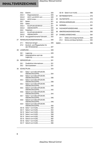 German Language - Husqvarna 2023 - Svartpilen 401 - Reparaturanleitung