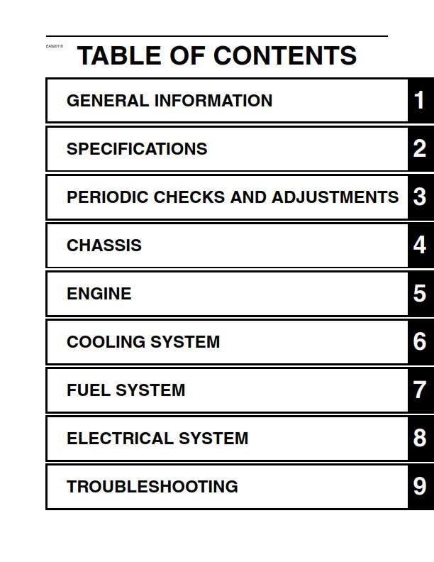 Yamaha 2007 2008 - R1 - YZF-R1W YZFR1W YZF-R1WC YZFR1WC - Workshop Service Repair Manual