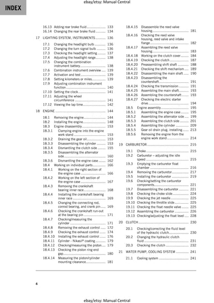 KTM 2020 - 300 Exc - Service Workshop Repair Manual