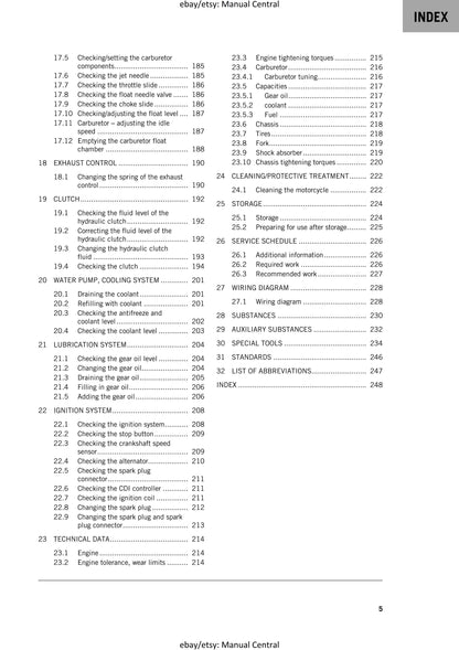 KTM 2019 - 65 Sx - Service Workshop Repair Manual