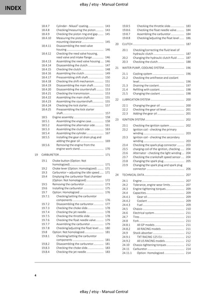 Gasgas 2021 - Txt Racing GP 125 250 280 300 - Workshop Service Repair Manual