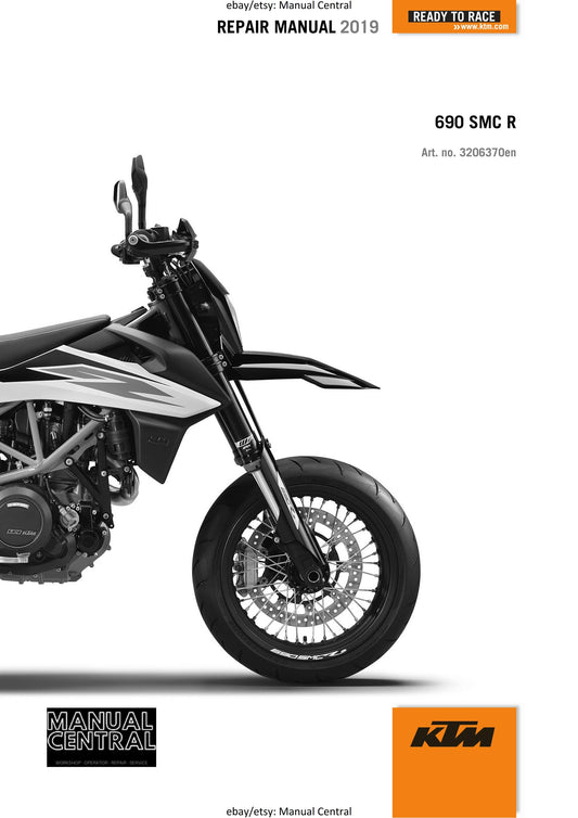 KTM 2019 - 690 Smc R - Service Workshop Repair Manual
