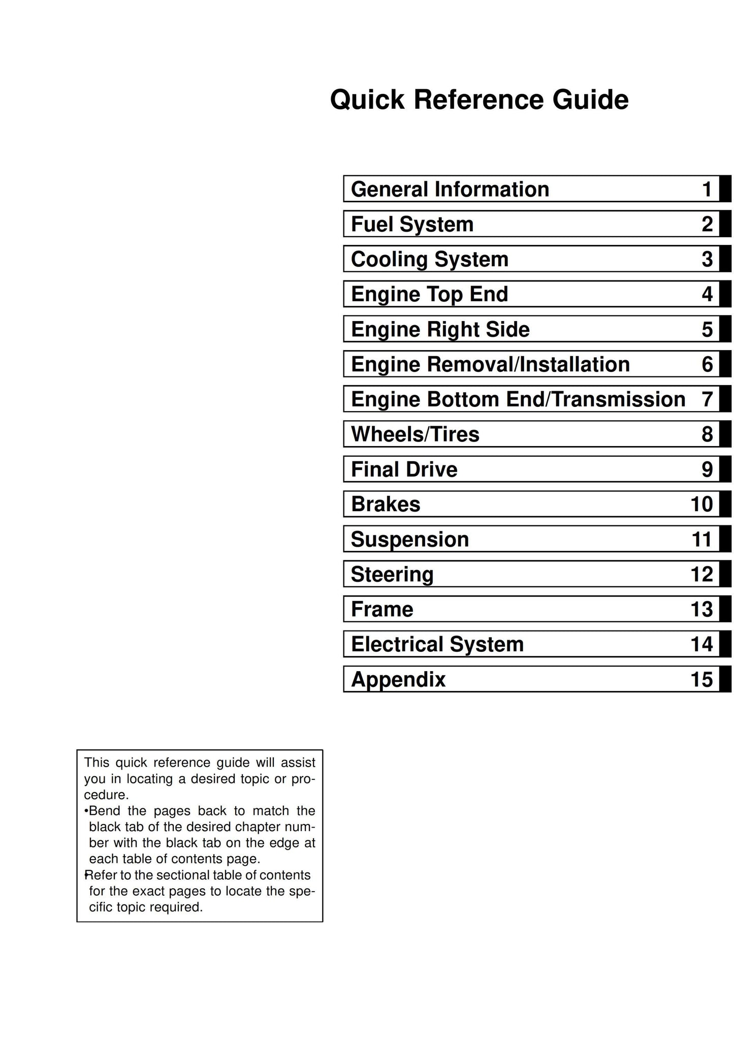 Kawasaki KX85 KX100 - 2001 2002 2003 2004 2005 2006 2007 2008 2009 2010 Workshop Service Repair Manual