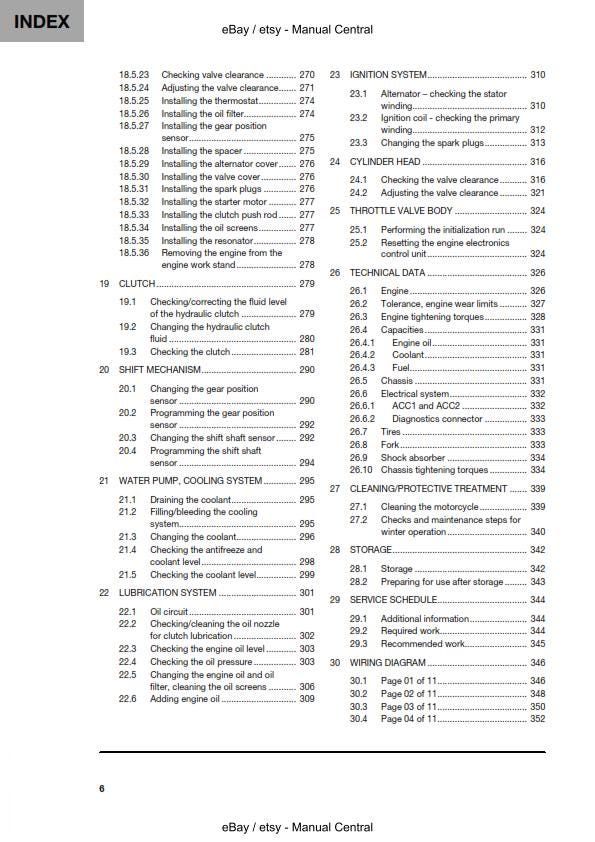 Husqvarna 2021 - 701 Enduro Eu Edition - Workshop Service Repair Manual