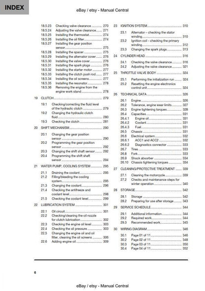 Husqvarna 2021 - 701 Enduro Eu Edition - Workshop Service Repair Manual