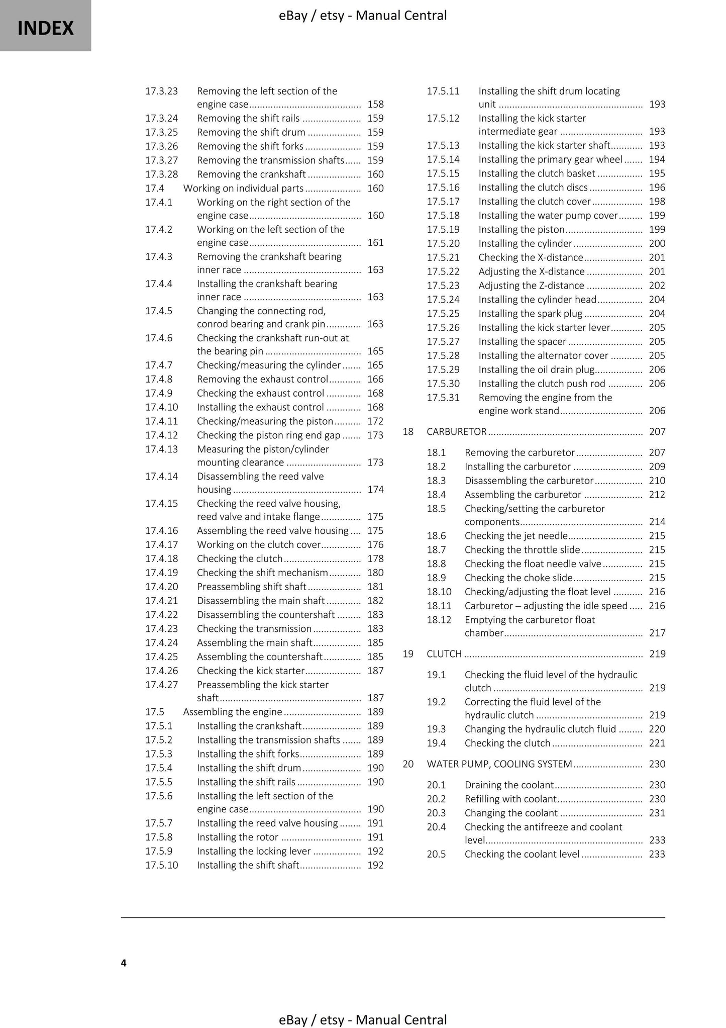 GasGas 2023 - MC 85 - Service Workshop Repair Manual