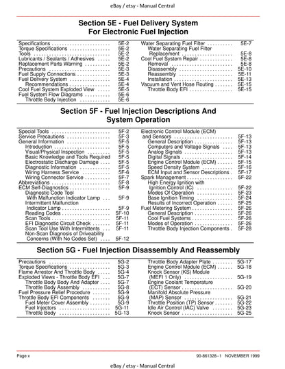Mercury Mercruiser Service Manual 25 - Marine Engines GM V-6 262 CID 4.3L