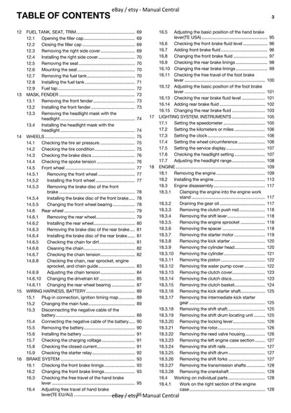 Husqvarna 2014 - TE 250 300 Eu Au Us- Service Workshop Repair Manual