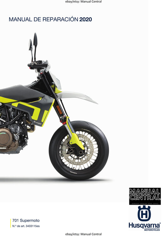 Spanish Language - Husqvarna 2020 - 701 Supermoto  - Manual de Reparacion