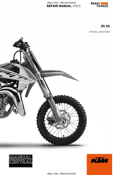 KTM 2023 - 65 Sx - Service Workshop Repair Manual