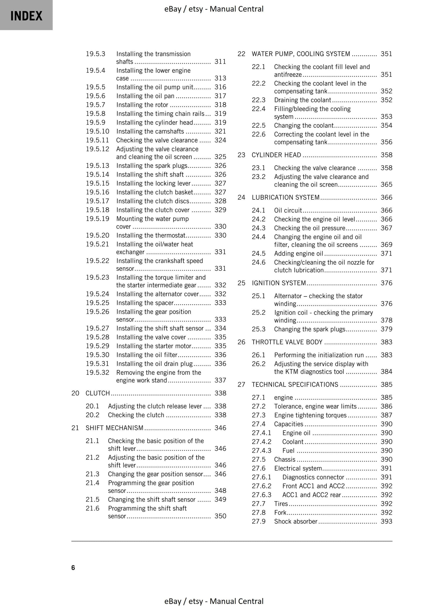 KTM 2023 - 890 Adventure - Service Workshop Repair Manual