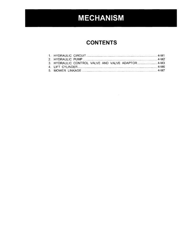 Kubota - ZD221-48 ZD221-54 - Workshop Service Repair Manual