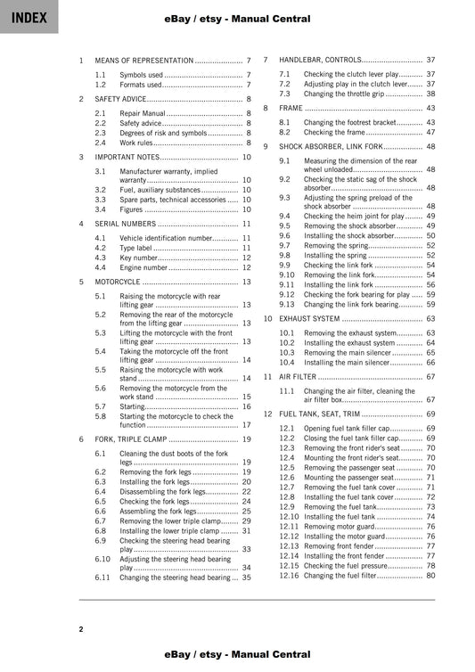 PDF - KTM 2020 - 390 Adventure - Service Workshop Repair Manual