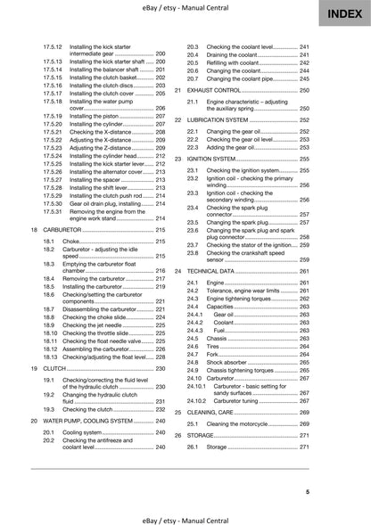 Husqvarna 2021 - TC 250 - Workshop Service Repair Manual
